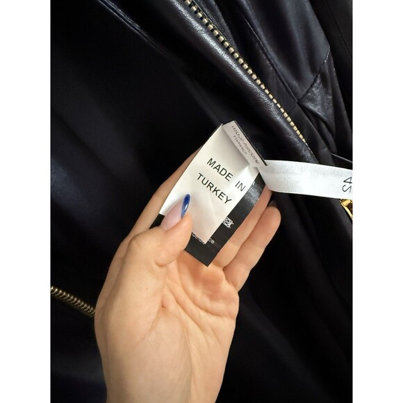 Vintage Armando Diaz Leather Jacket Rockabilly Rock Icon Look Size S - Picture 6 of 10